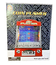 D&B COIN PUSHER Miniature Arcade Game - Replica Classic Penny & Dime Dozer NEW picture