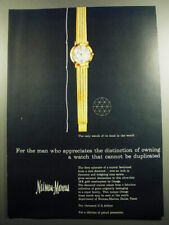 1959 Neiman-Marcus Omega Watch Ad - For the man who appreciates the distinction picture