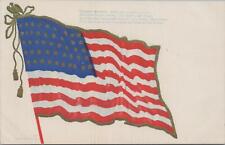 Patriotic Postcard American Flag Poem picture