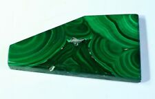 143 CT NATURAL FLOWER PLUME FIRE MALACHITE POLISH TILE UNTREATED GEMSTONE MK-109 picture