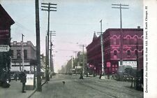 CHICAGO IL - Commercial Avenue Looking North From 92nd Street Postcard picture
