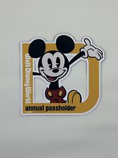 2022 New WDW Disney Annual Passholder Magnet Mickey Mouse/Yellow D picture