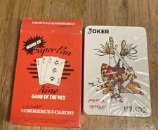 Super Pan Set California Commerce Club Casino NEW Playing  Cards VTG picture