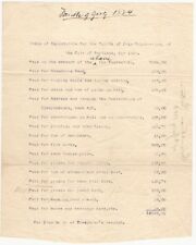 1884 Fourth of July Holiday Portland Maine Celebration Expenses Costs Listing picture