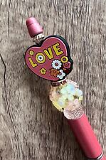 Custom beaded pen. Groovy Gifts, basket filler, party, journal, teen, picture