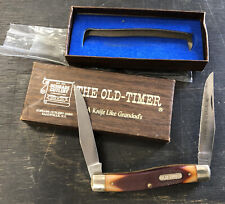 Old Timer 2 Blade Pocket Knife 77OT & Box vintage 770t schrade improved muskrat picture
