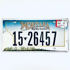 2011 United States Montana Lake County Passenger License Plate 15 26457 picture