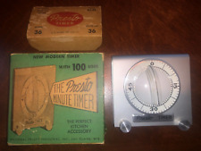 Vintage Mid-Century Presto Minute Timer w/Original Box picture