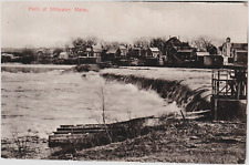 Postcard 1913 RPPC Falls at Stillwater, ME picture