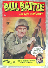 BILL BATTLE, THE ONE-MAN ARMY #1 - 1952 FAWCETT, VG, KOREAN WAR STORIES picture
