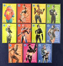 Panini Fortnite Series 3 Lot of 11 Cards - All RARE Outfits picture