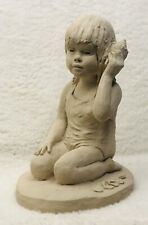 Dee Crowley And Austin Productions 1985 “Listening” Girl With Seashell Signed picture