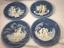Collectible Incolay Lapis Blue Homers Odyssey Ulysses 4 plates 1984 picture