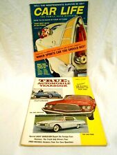 2-Vintage Magazines 1957 Car Life & 1959 True's Automobile Yearbook picture