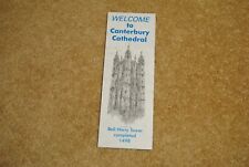 Old 1998 Canterbury Cathedral Brochure London Kent England UK picture