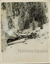 1937 Press Photo Site of 'Mainliner' crashed on Northeastern Utah mountainside. picture
