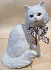 Lenox - Ivory White Cat Sculpture Figurine - 