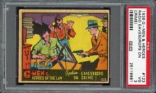 1936 Gum G-Men & Heroes of the Law #123 Radio Eavesdrops On Crime (PSA 3 VG) picture