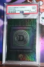 2022 Cardsmiths Currency Series 1 1st Edition MR2 Dogecoin Crystal Sparkle PSA 9 picture