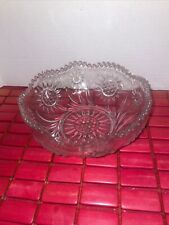 Vintage Bowl Flowers- Beautiful old pressed bowl pretty Estate Find picture
