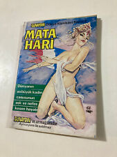 MAta Hari Turkish Comic Book COLORED Margaretha Geertruida MacLeod SPY picture