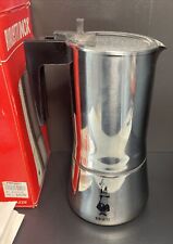 Vintage Bialetti INOX Stainless 18/10 Espresso Coffeemaker - 6 w/ Org. Box picture