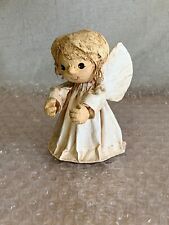 Delicate Handcrafted Paper Mache & Wire Heavenly Cherub / Angel Figure picture