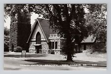 Postcard RPPC Trinity Church Episcopal York Harbor Maine picture