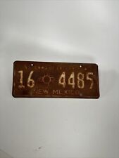 1953 New Mexico license plate 16-4485 picture