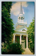 Central Presbyterian Church Center and Second Streets NY Vintage Chrome Postcard picture