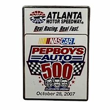 2007 Pep Boys Auto 500 Atlanta Speedway GA NASCAR Race Racing Lapel Hat Pin picture
