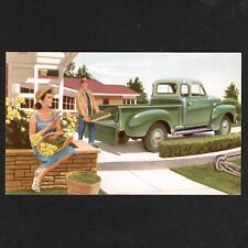 1954 GMC Pickup Model: Original Vintage Dealer Promotional Postcard UNUSED VG picture