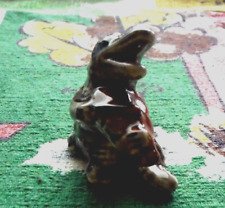 Vintage tiny alligator playing a guitar figurine Japan picture