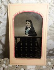 1860's THREE SISTERS Colorized Tin Type Framed Photographs - Fashion/Jewelry picture