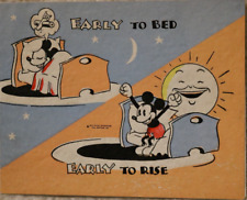 Hallmark vintage Mickey Mouse Walt Disney Get Well greeting card picture