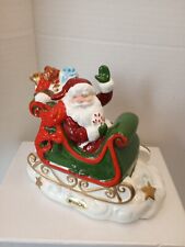 Vintage MUSIC BOX BY Cindy Sugawara-Otagiri SANTA CLAUS IS COMING TO TOWN picture