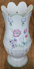 RARE Lenox Spring Bouquet Vase Scalloped Rim 9.5
