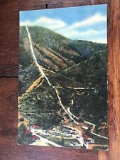 Mt Manitou Scenic Incline Railway Manitou Springs Colorado Postcard picture