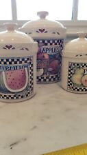Susan Winget Certified International Canister Set Of 3 picture