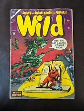 Wild #2 - Good Condition With Tan Pages - Pre-code Horror Satire- Atlas 1954 picture