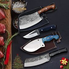 Serbian The Bushcraft Wilderness Series 4 pcs Knife Gift Set, Outdoor Knife Set picture