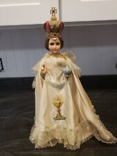 Vintage Infant Jesus of Prague 1966 Chalkware Columbia Statuary Italy Christian  picture