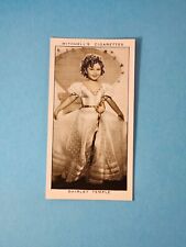 1935 Mitchell's & Son Cigarettes Shirley Temple #26 👗 picture