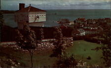 Michigan Mackinac Island Block House north country ~ 1950s-60s postcard  sku859 picture