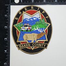 Baker County, Oregon, Sheriff Patch. 3.5x4 Inches. Great Condition picture