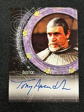 2000 Rittenhouse Stargate Tony Amendola Bra'Tac A9 Autograph Card AA picture