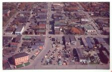 Fort Francis Ontario Downtown Vintage Aerial View Postcard Canada picture