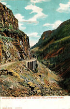 Yellowstone Nat'l Park: Six Unposted Haynes Autochrome & Blue Letter Postcards picture