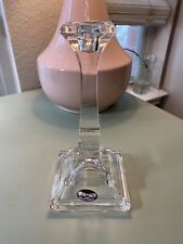 Deplomb Deplomo 24% lead Crystal Taper Candle Holder With Sticker picture