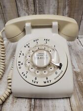 Vintage 1970's ITT White Rotary Dial Telephone Office Desk  picture